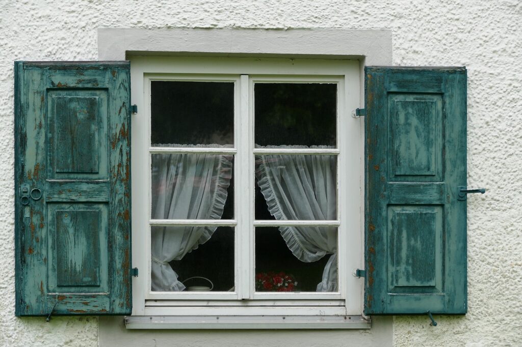 wood texture, window, shutter